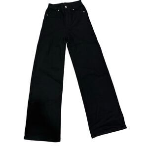 H&M divided black wide large jeans 2